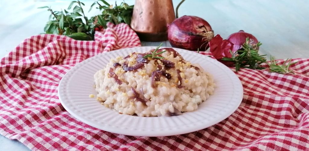 risotto gorgonzola et oignons