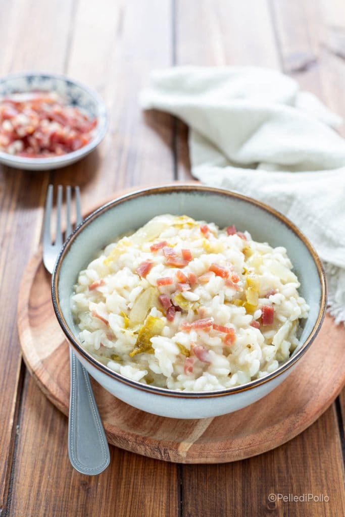 risotto à la chicorée belge