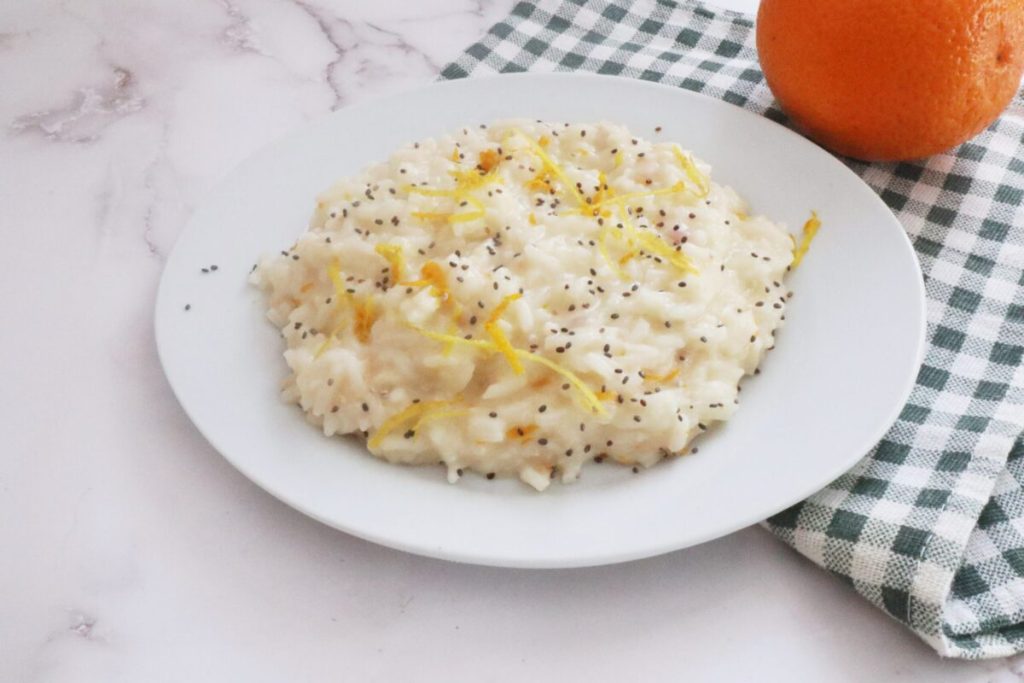 risotto aux agrumes et fromages