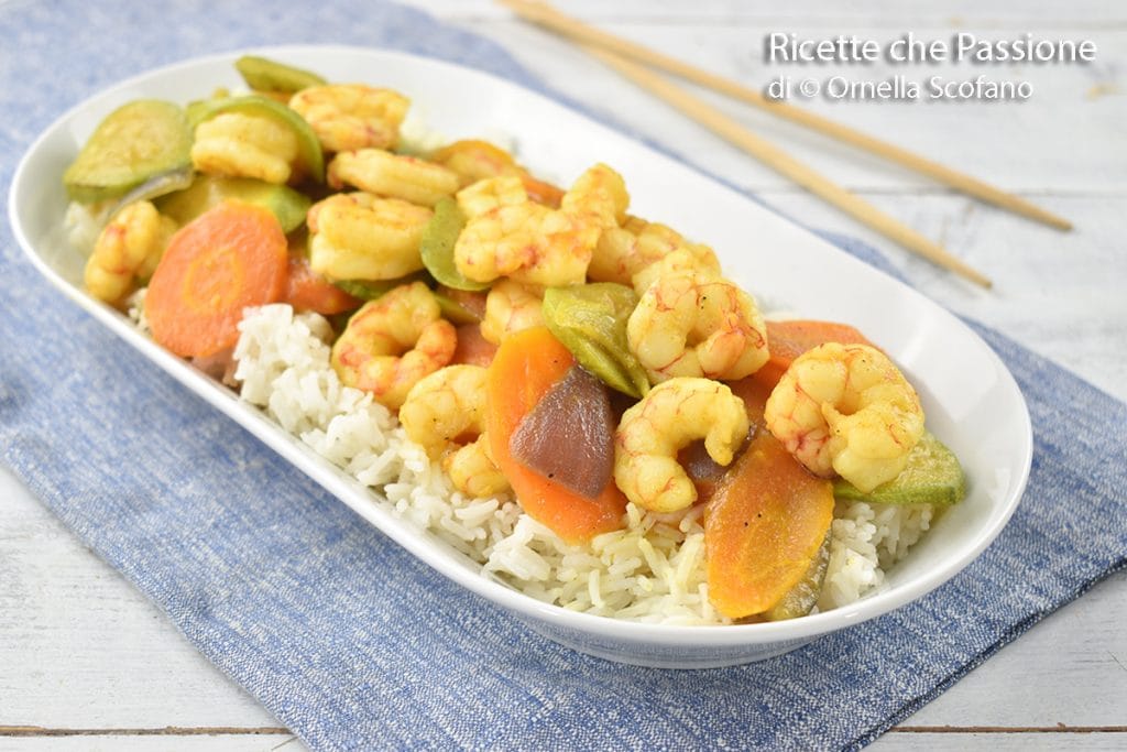 recette riz aux crevettes au curry
