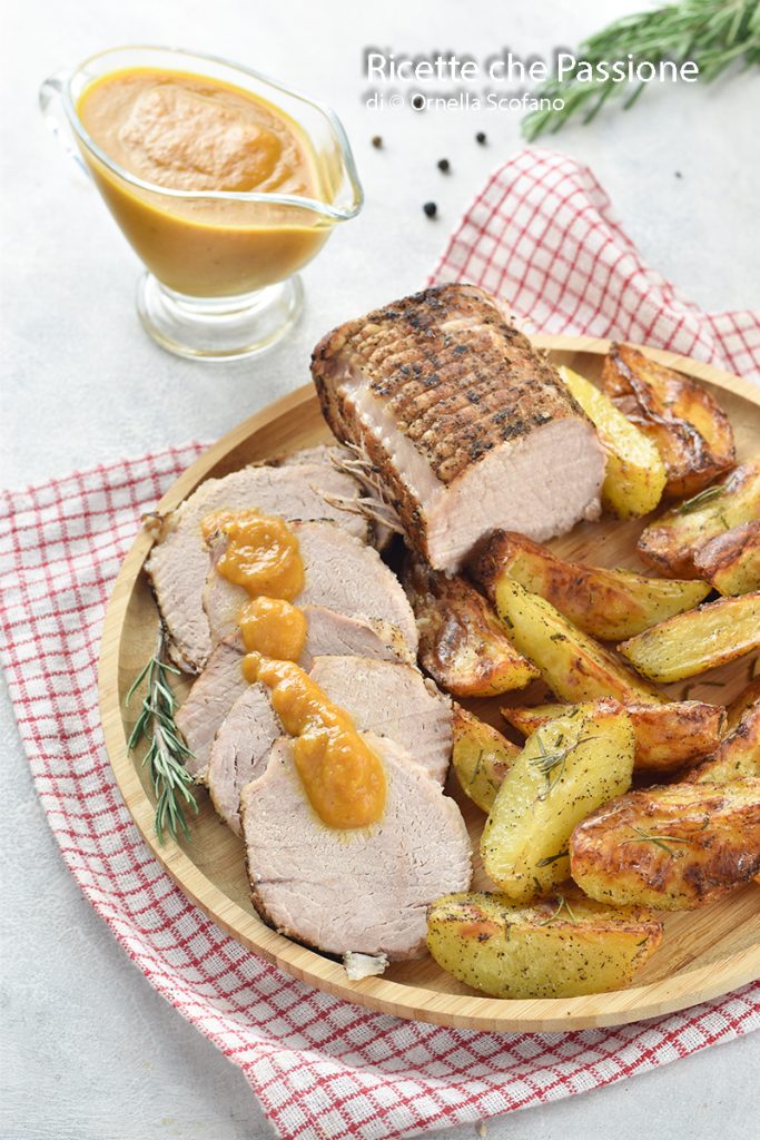 recette rôti de porc au four avec pommes de terre