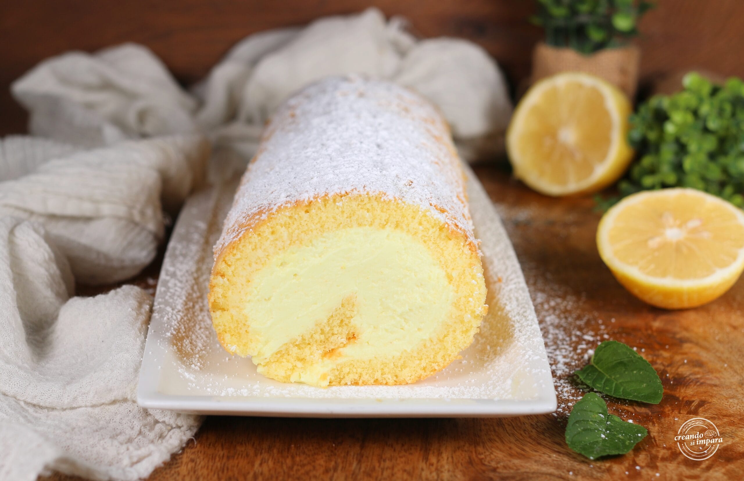 Roulé au citron