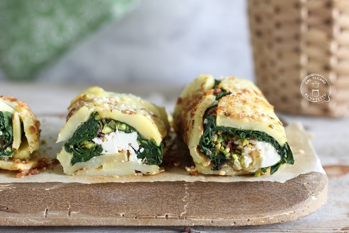 Roulé de pommes de terre au micro-ondes