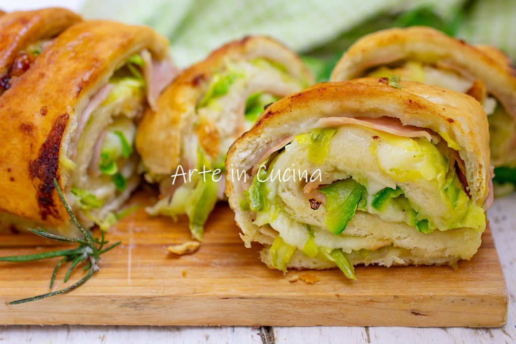 ROULEAU AVEC MORTADELLA et courgettes sans pâte feuilletée