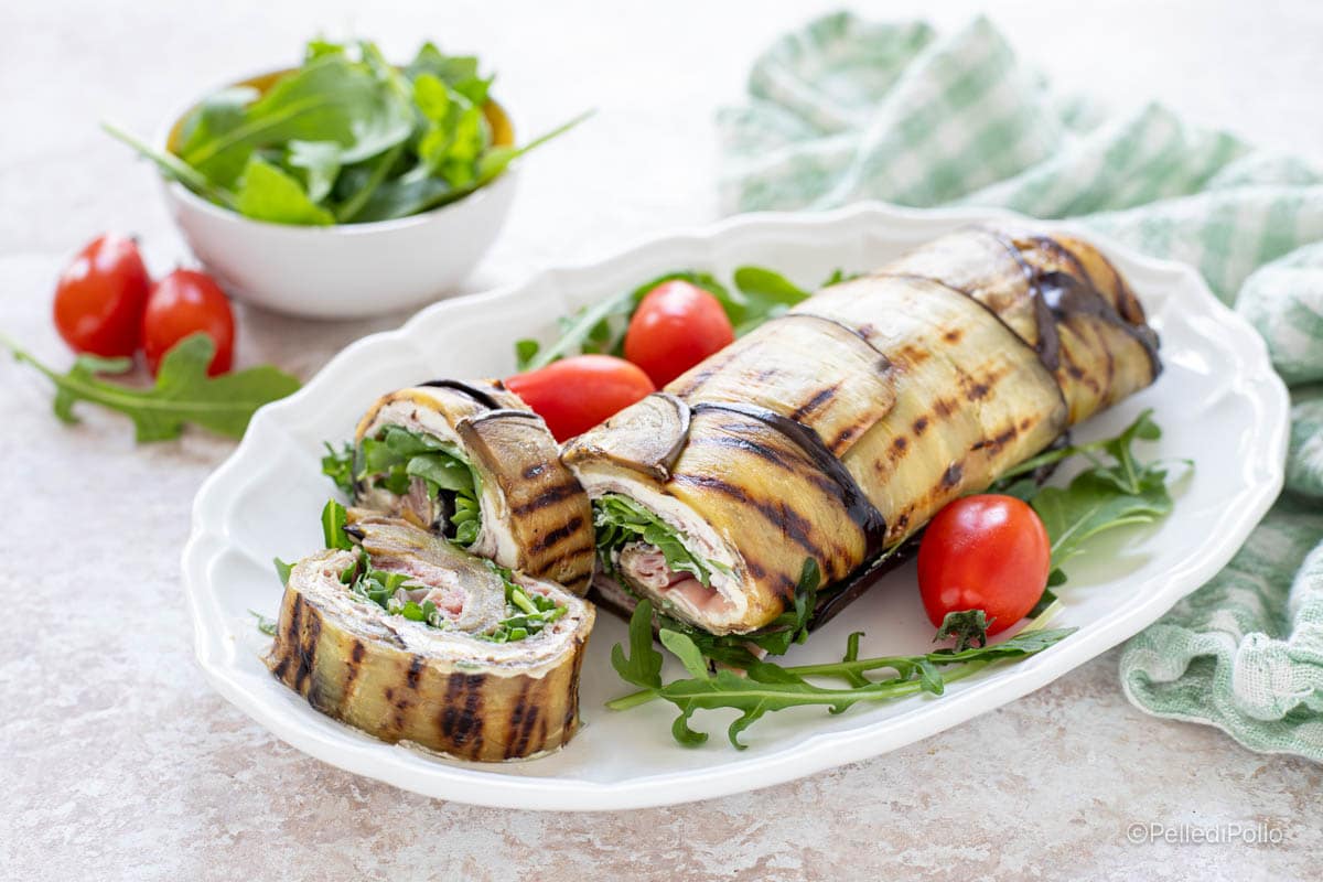 Rouleau d’aubergines froid