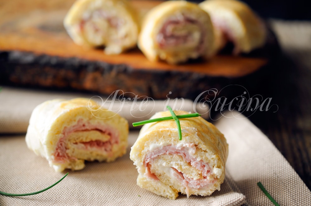 Rouleaux de blancs d'œufs farcis light faciles et rapides