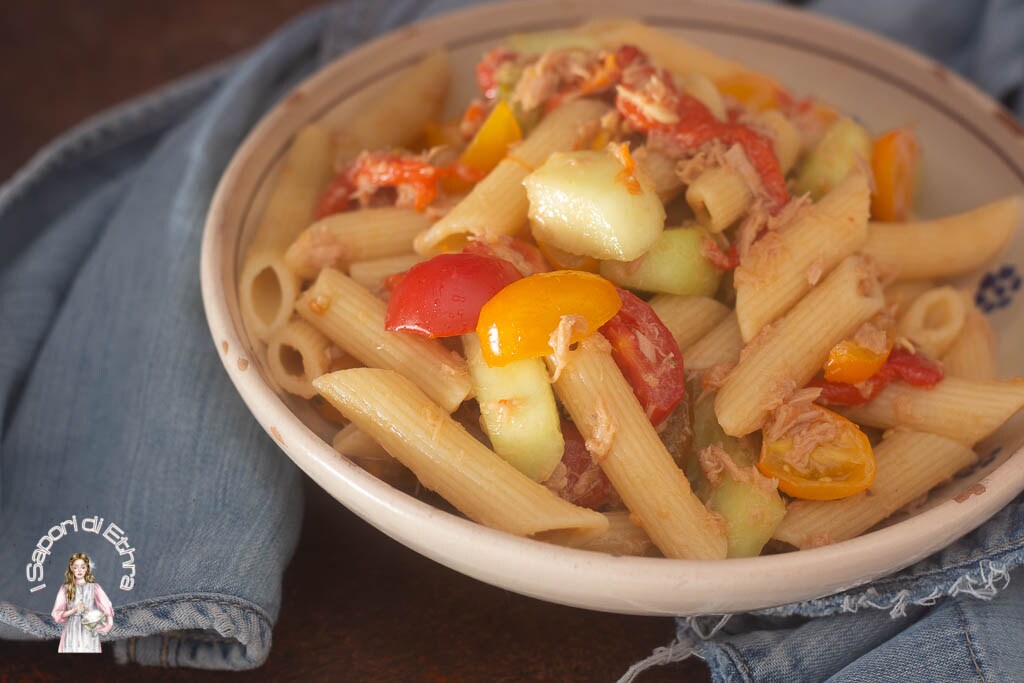 Salade de pâtes aux poivrons