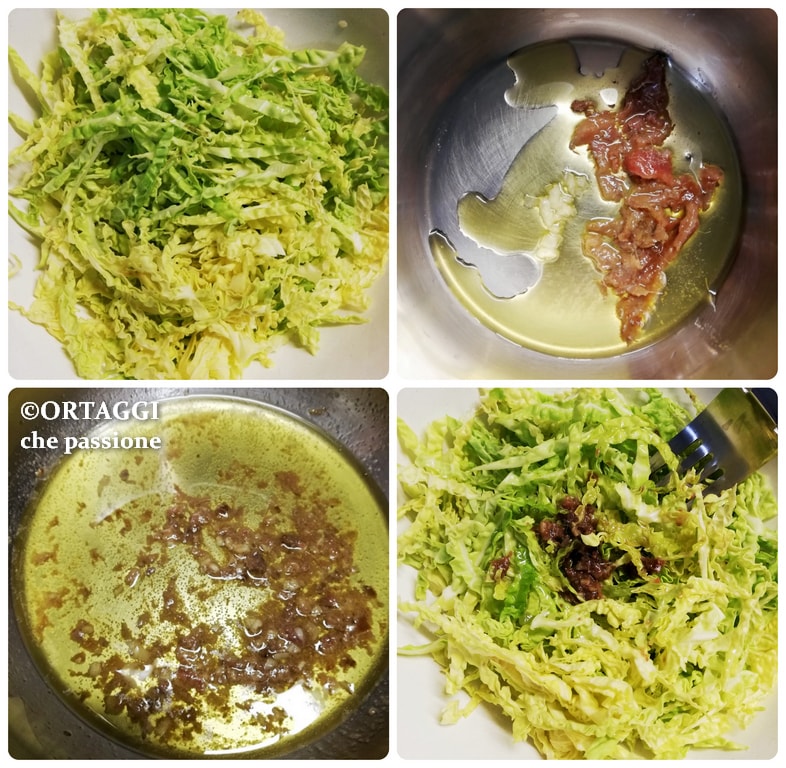 Chou et anchois chauds ORTAGGI che passione par Sara