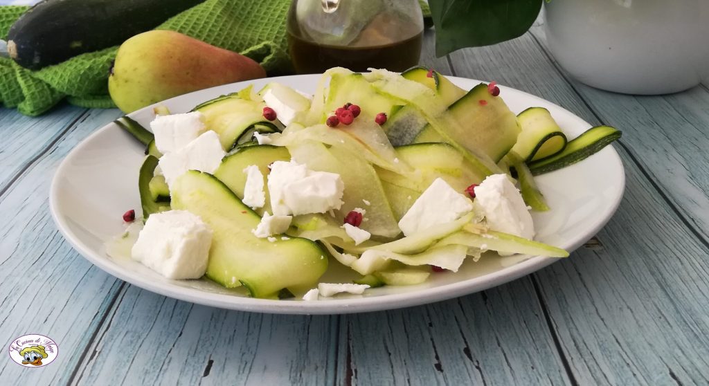 salade de courgettes et poires