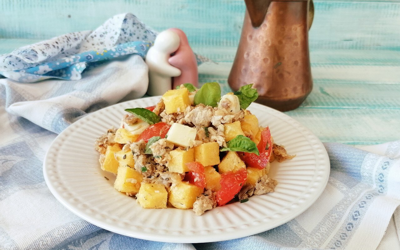 SALADE DE POLENTA FROIDE