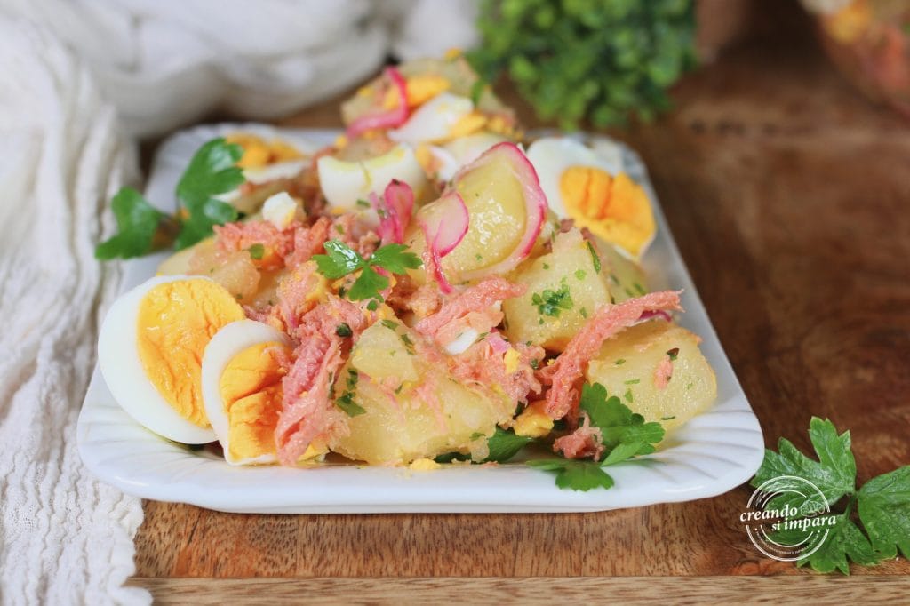 salade de pommes de terre thon