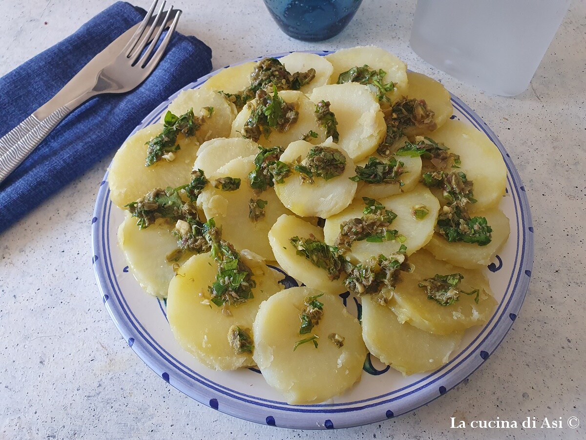 Salade de pommes de terre et câpres