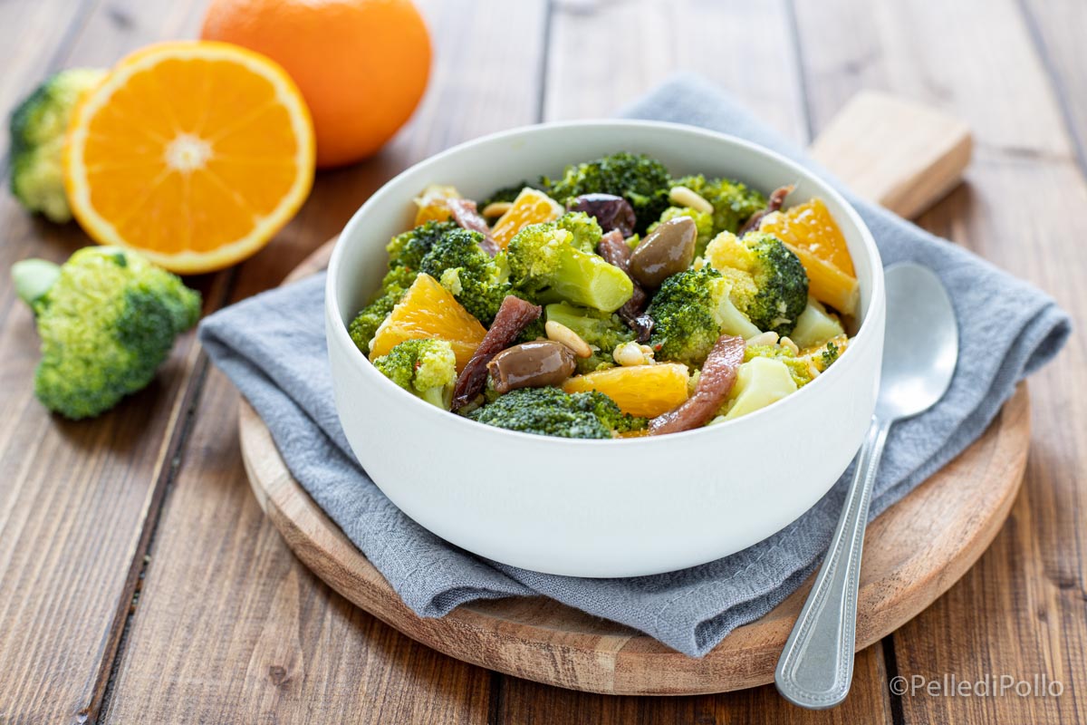 Salade de brocolis et oranges