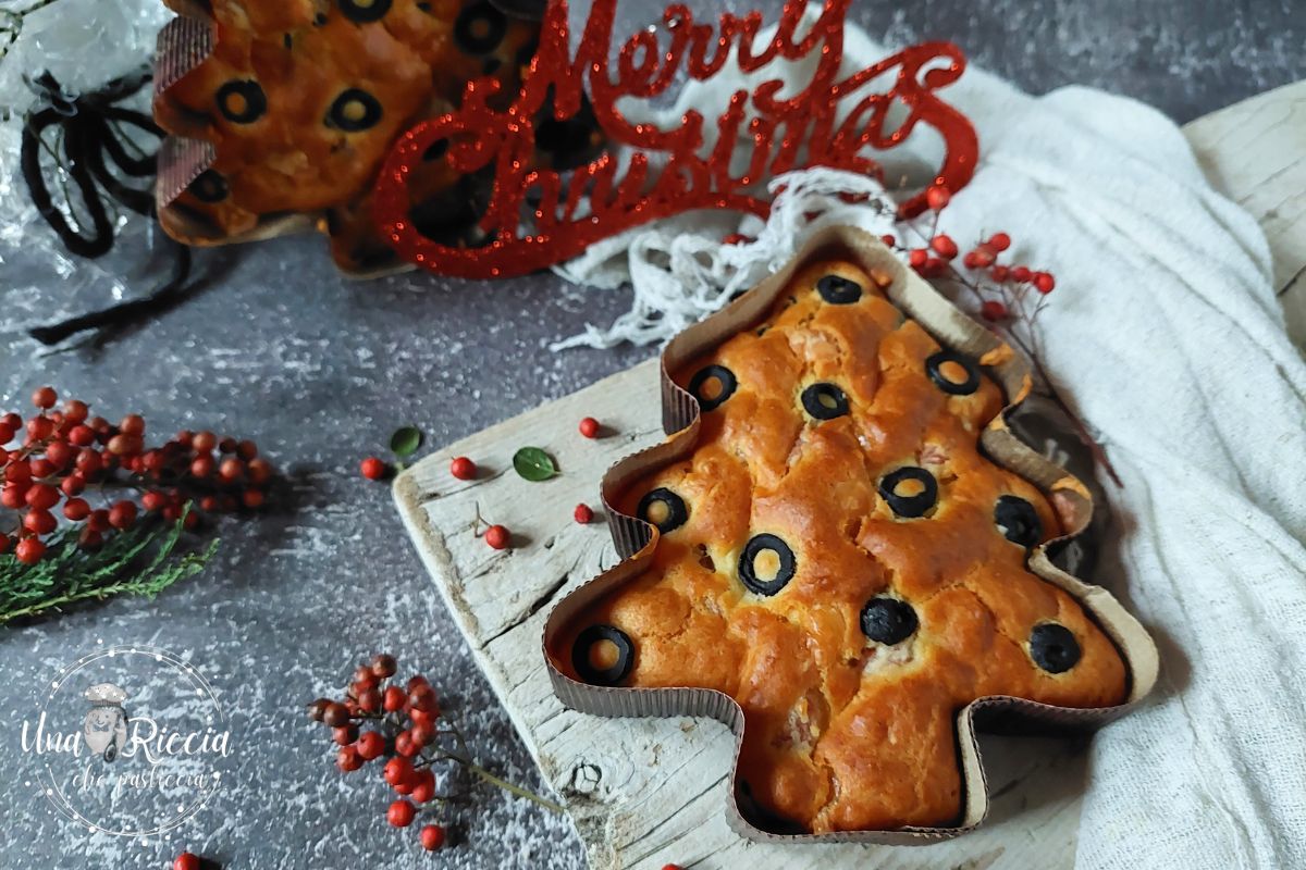 Sapin de Noël en pâte feuilletée rustique