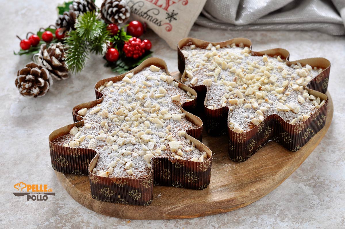 Sapin de Noël sucrés aux amandes