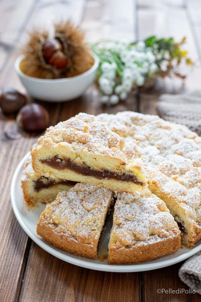 émiettée à la crème de châtaignes