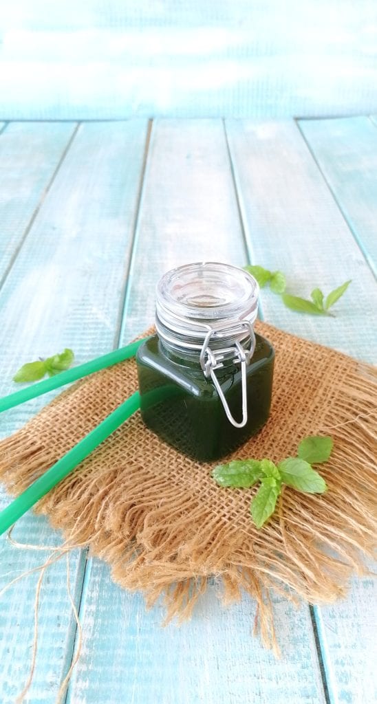 sirop à la menthe