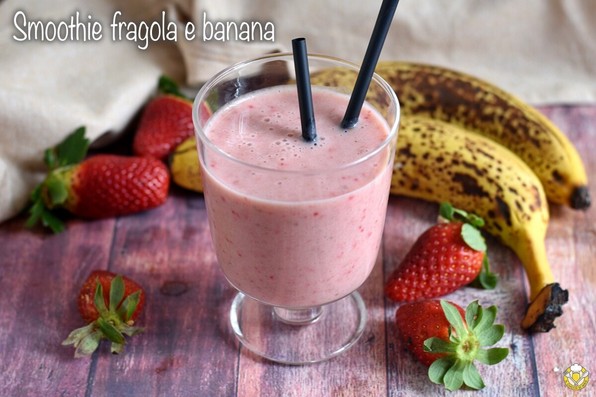 Smoothie fraise et banane