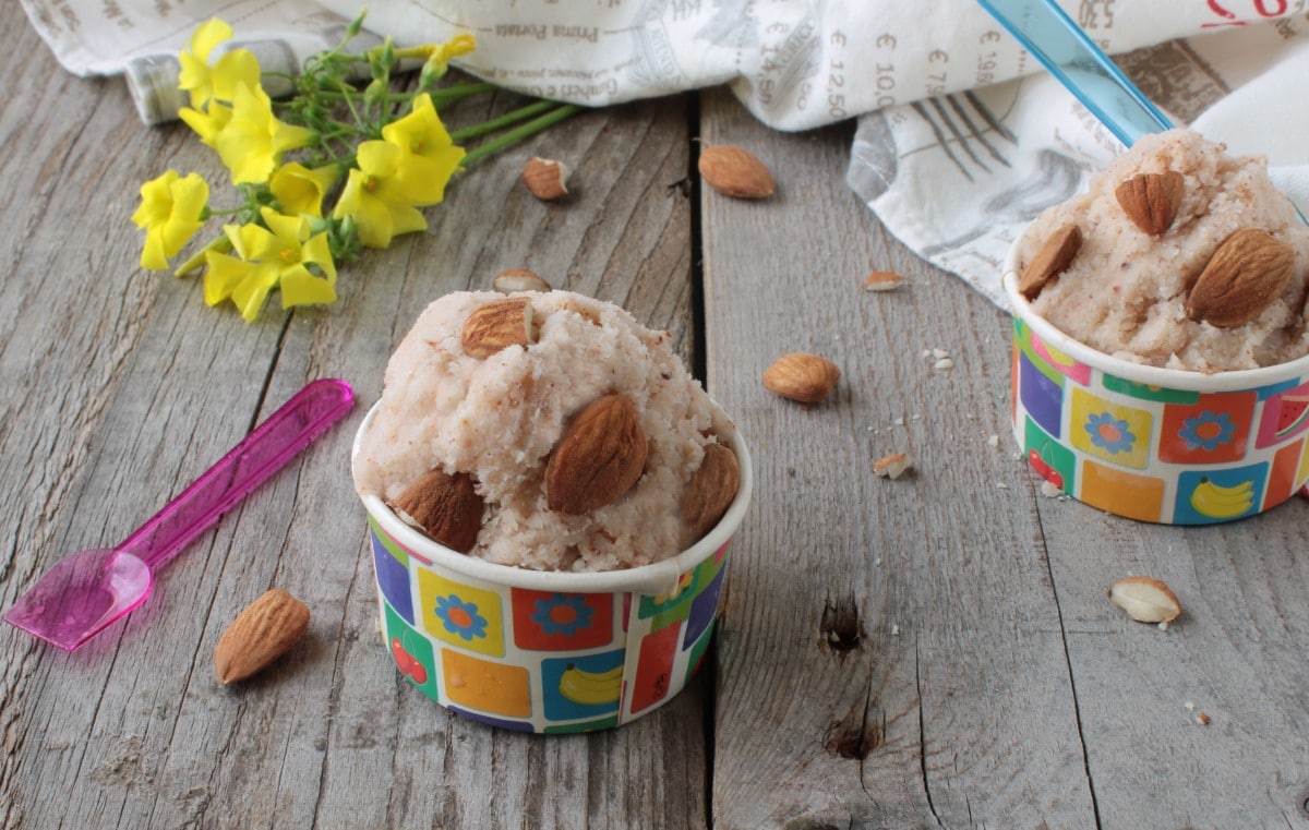 Sorbet aux amandes