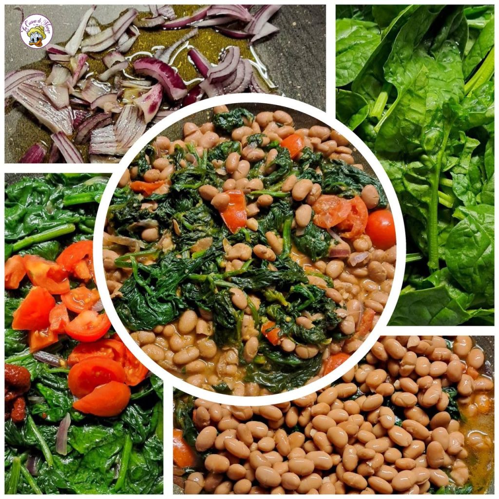soupe de haricots et épinards