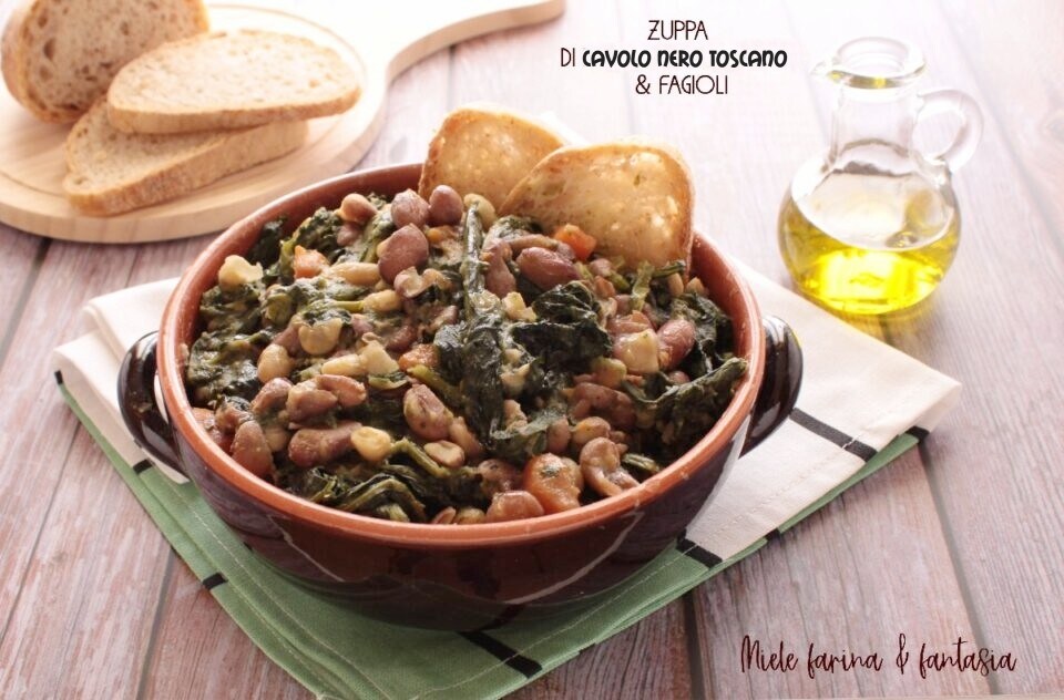 Soupe de chou noir toscan et haricots