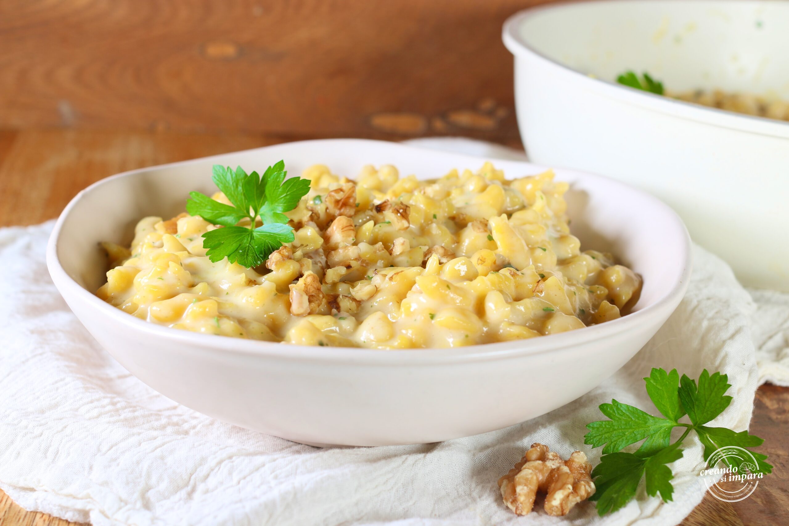 Spatzle à la courge sans œufs