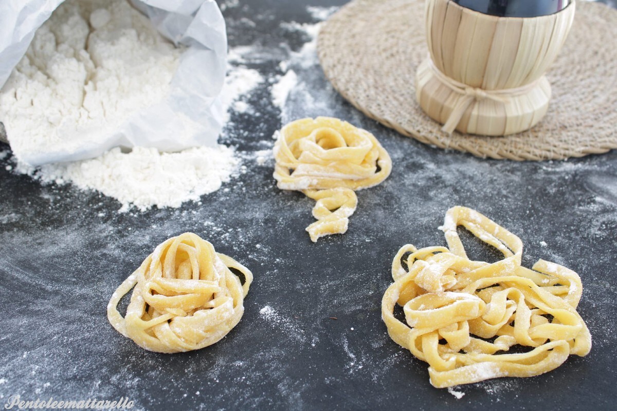 Tagliatelle faites maison