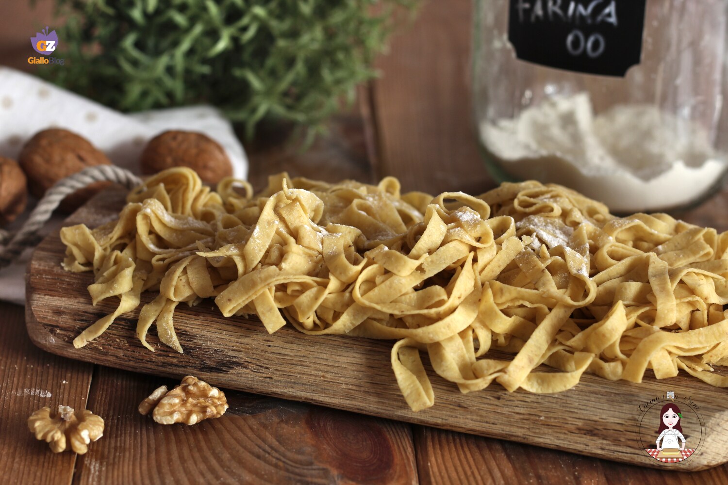 Tagliatelles aux noix