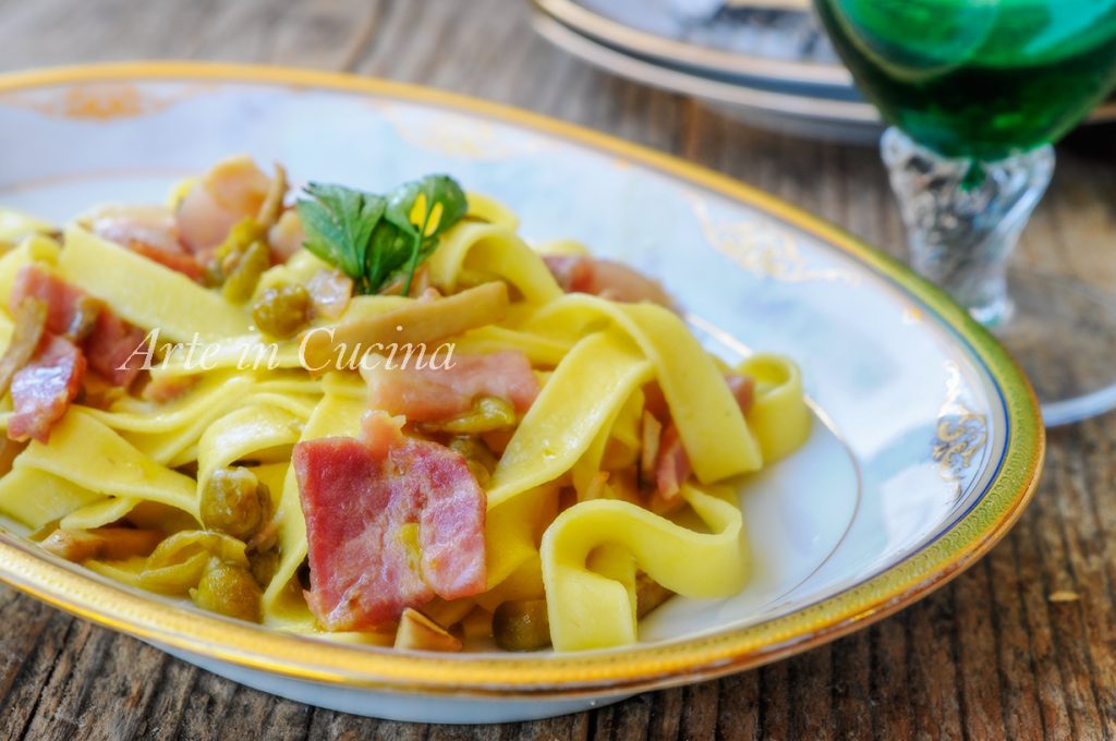 Tagliatelles alla marsicana recette abruzzese facile vickyart arte in cucina