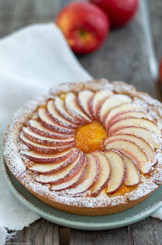 tarte à la ricotta et aux pommes