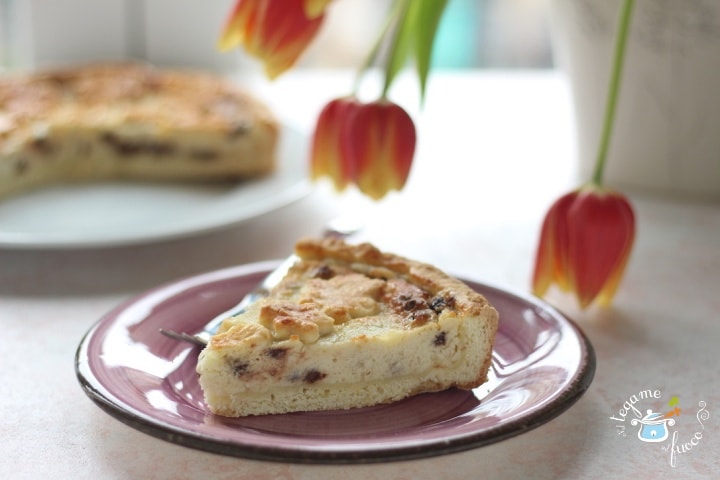 Tarte amandes et chocolat