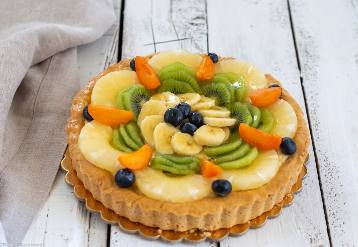 Tarte aux fruits avec farine de riz