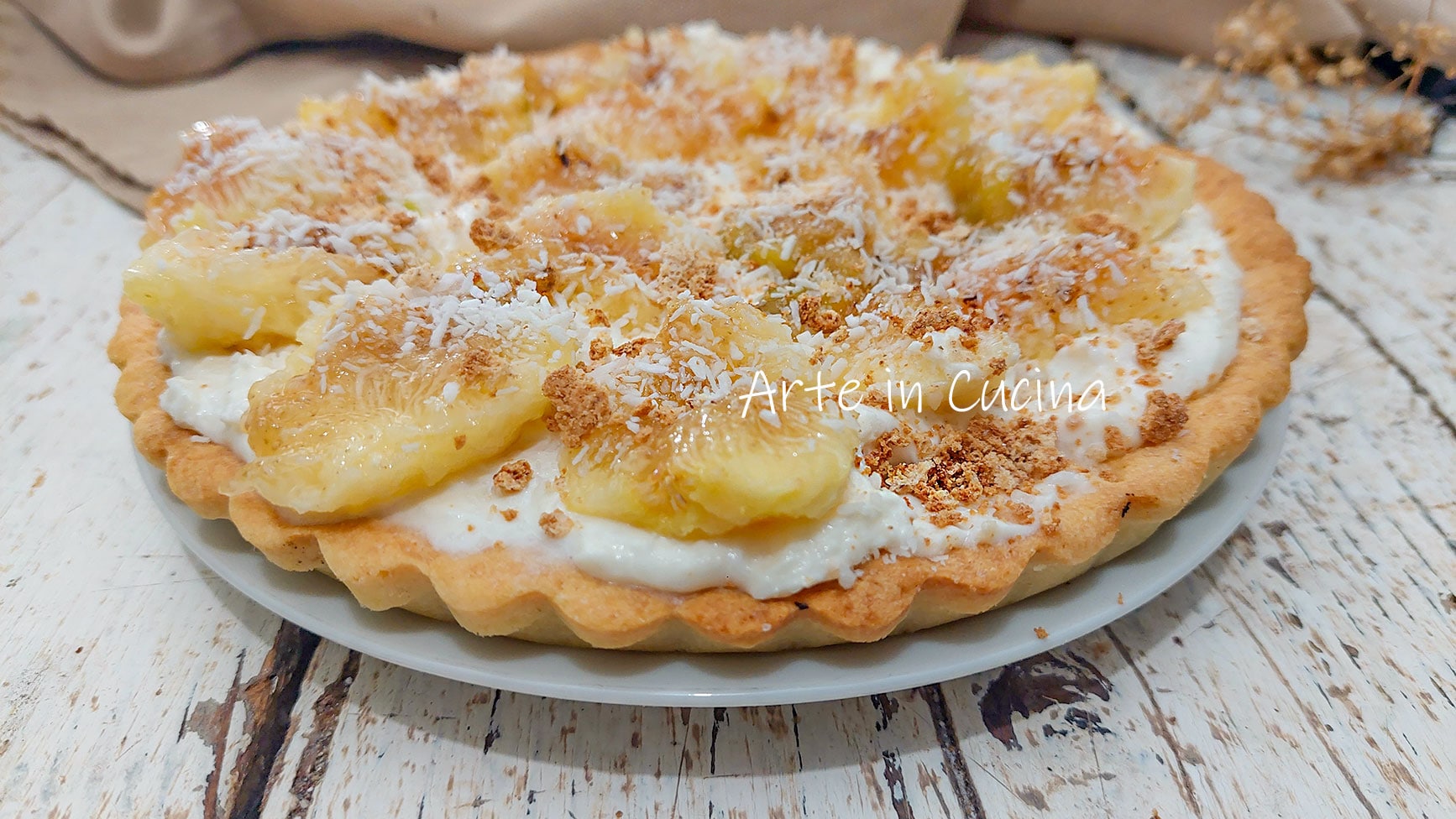 TARTE à la CRÈME de coco et FIGUES
