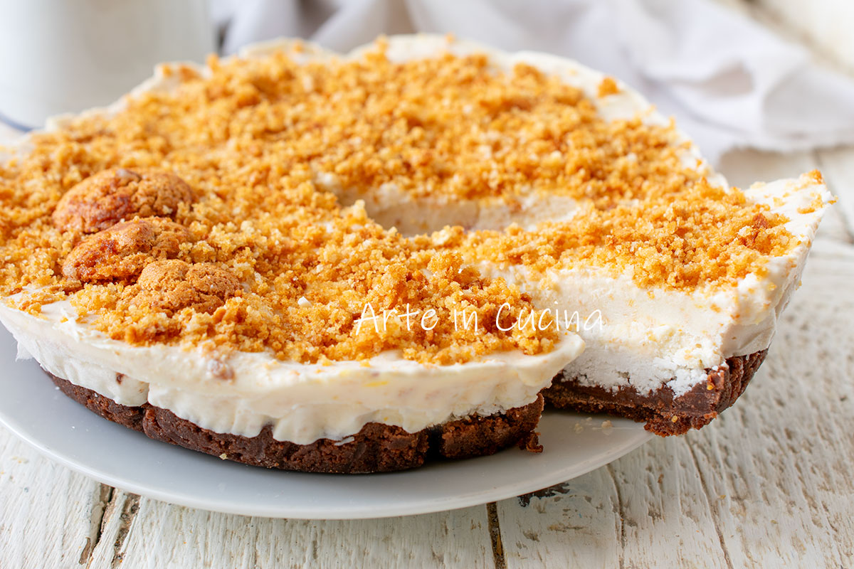 Tarte froide aux amaretti et noix de coco