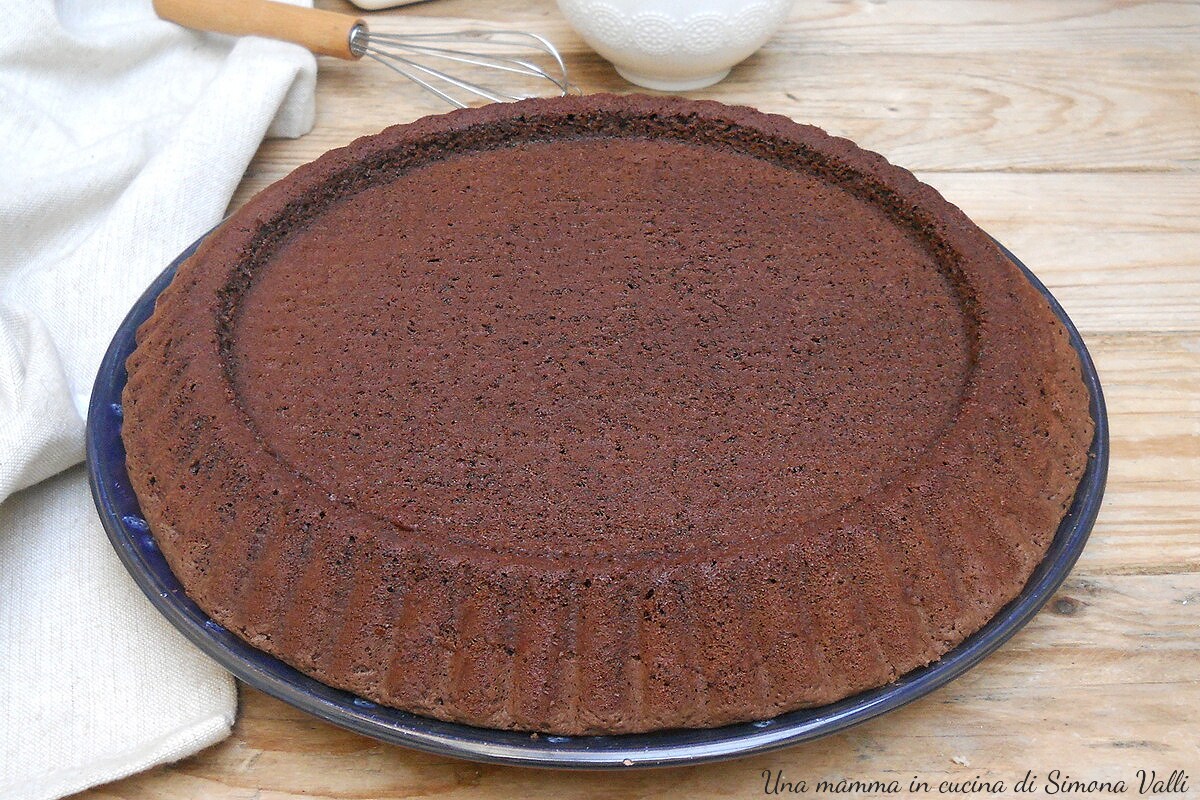 Tarte molle au chocolat et aux amandes