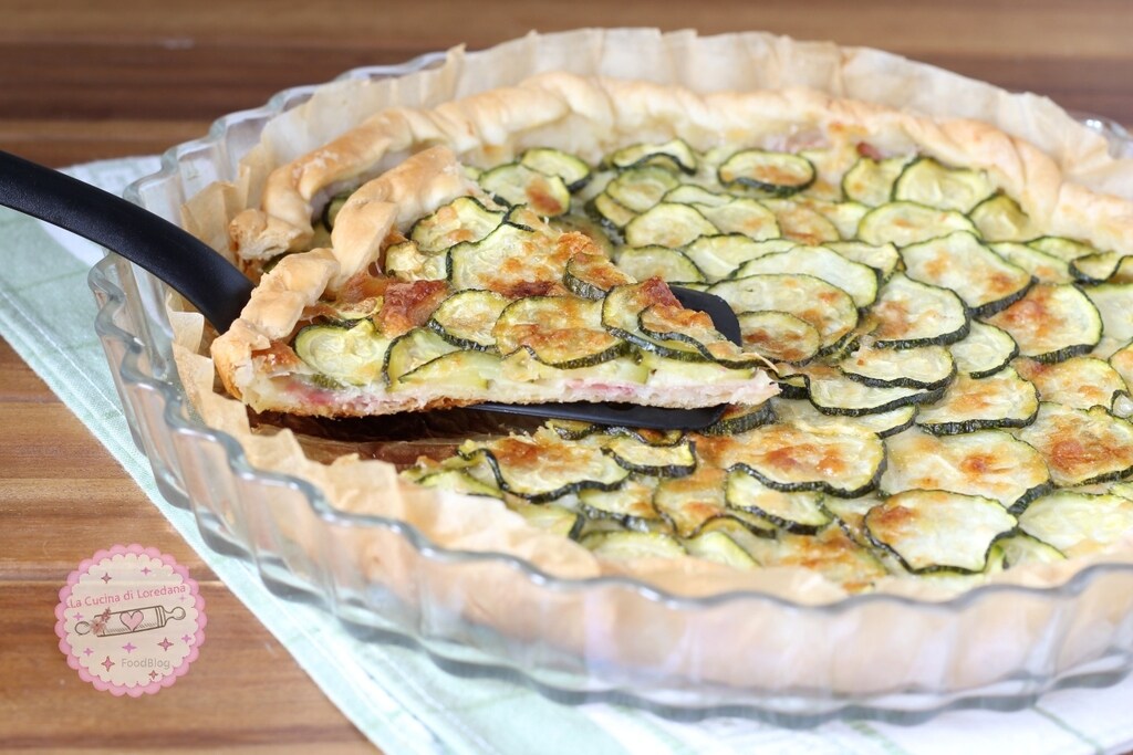 tarte rustique aux courgettes