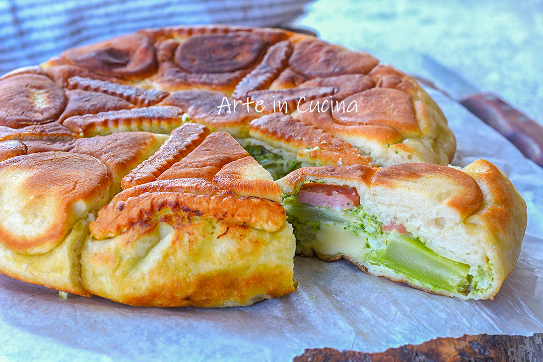 Tarte rustique brocolis et chou-fleur