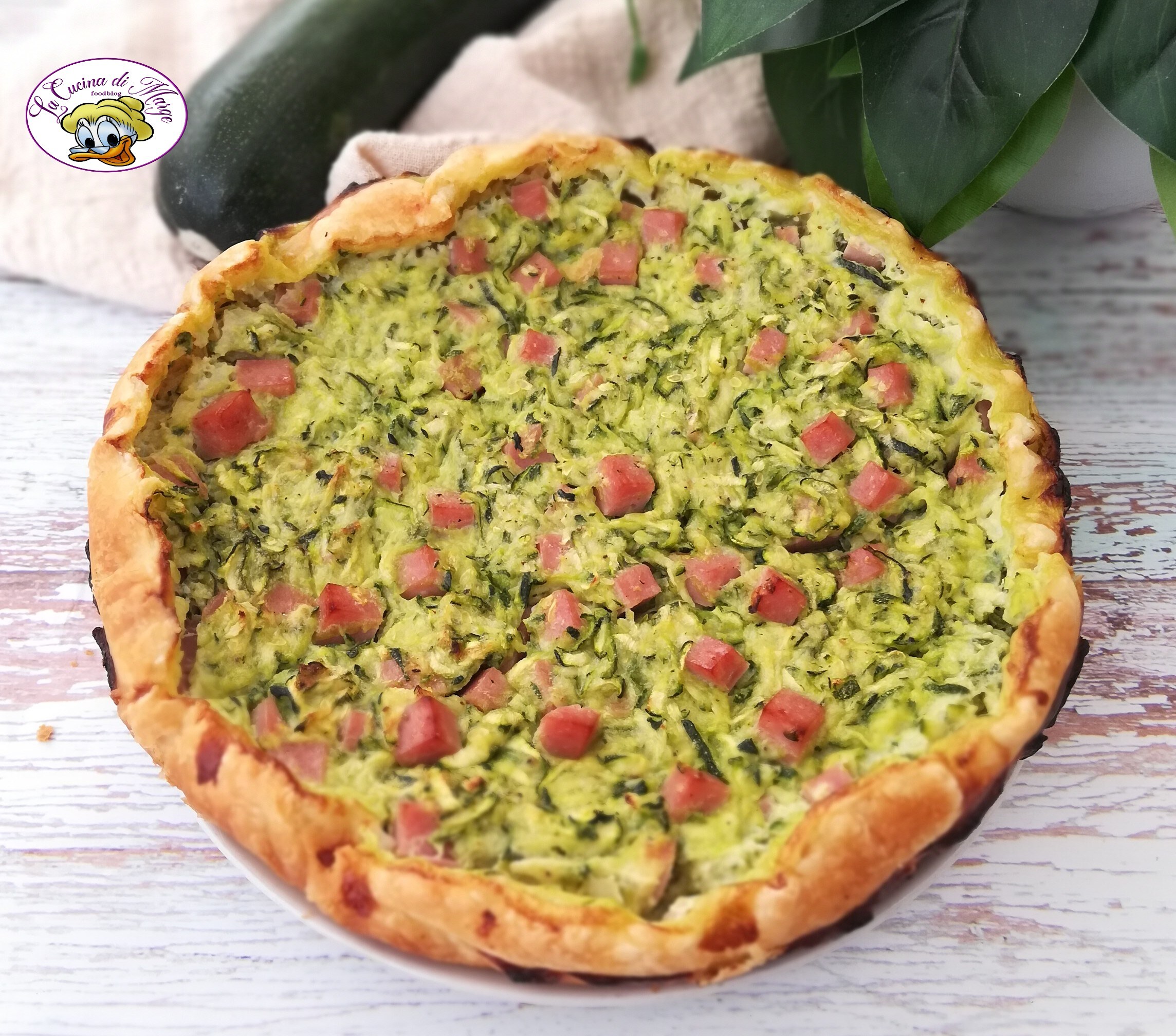TARTE SALÉE AUX COURGETTES