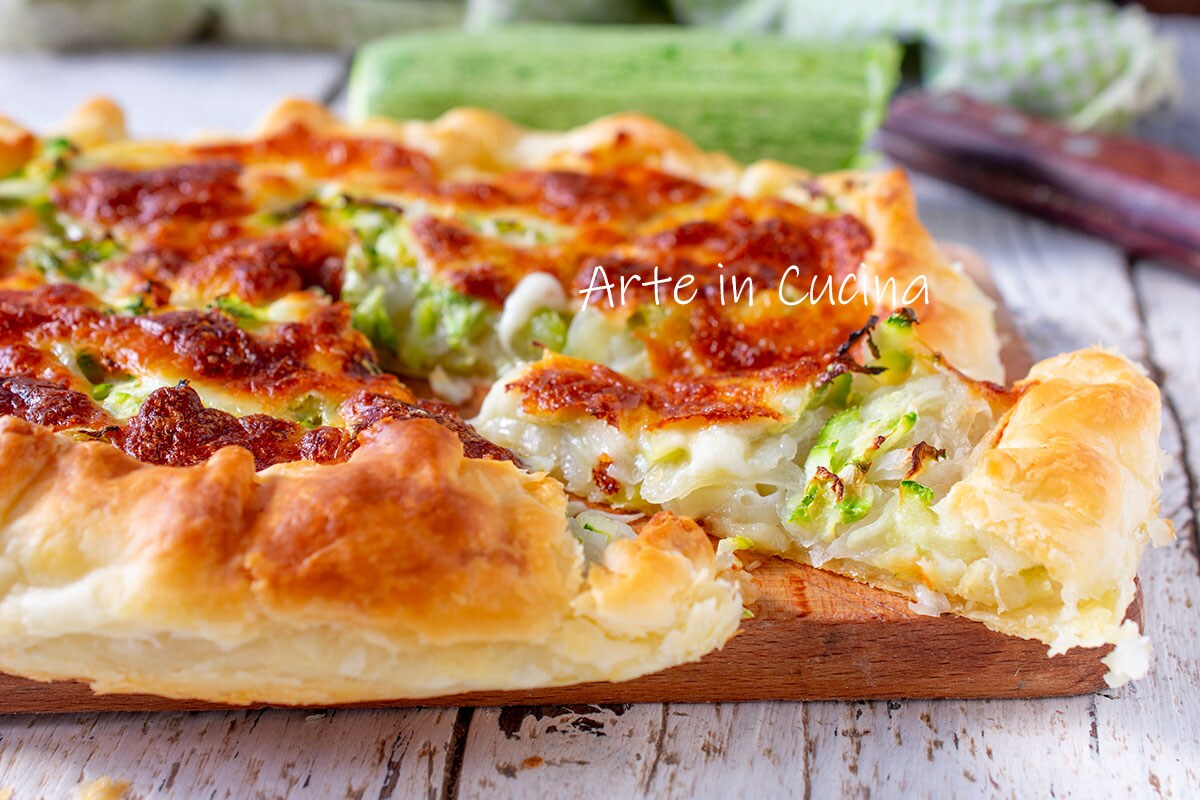 TARTE SALÉE aux POMMES DE TERRE et courgettes