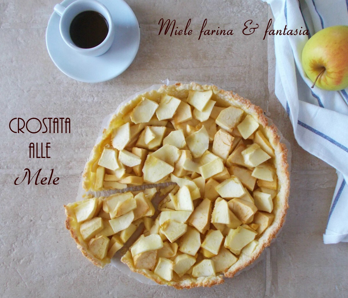 Tarte aux pommes. Recette facile