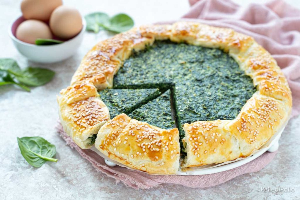 tarte salée à la ricotta et aux épinards