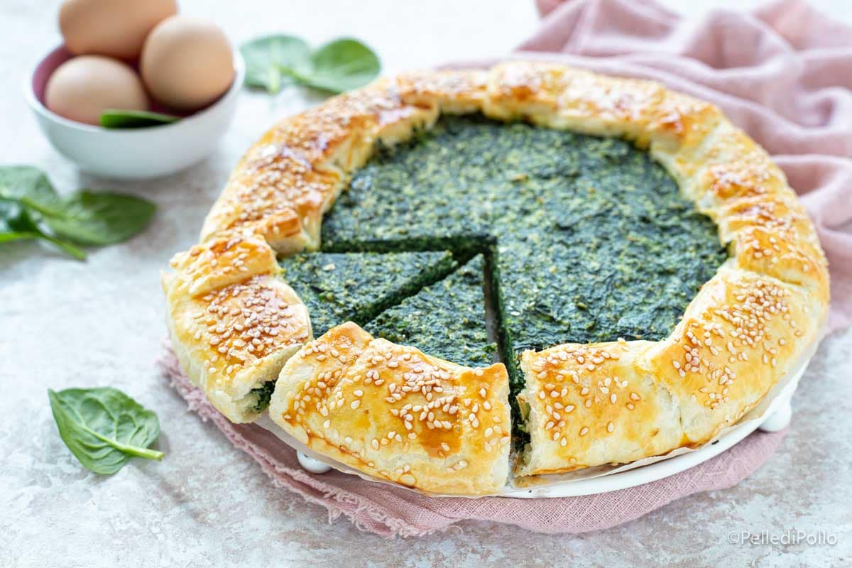 Tarte salée à la ricotta et aux épinards