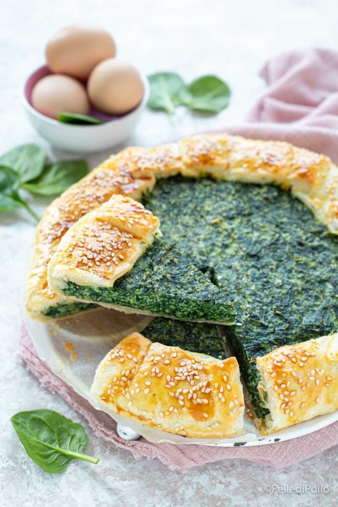 tarte rustique ricotta et épinards