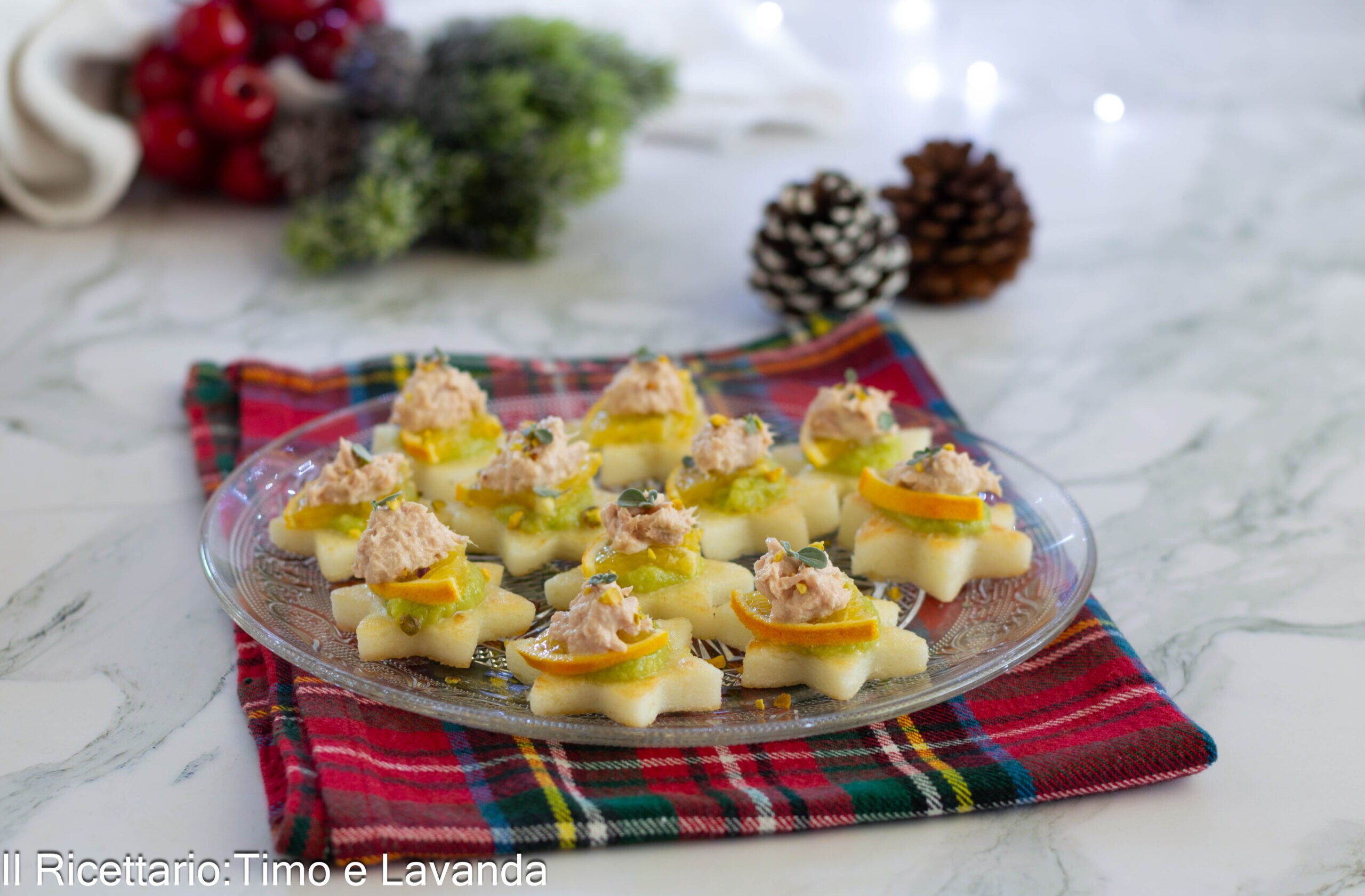 Tartines de polenta blanche