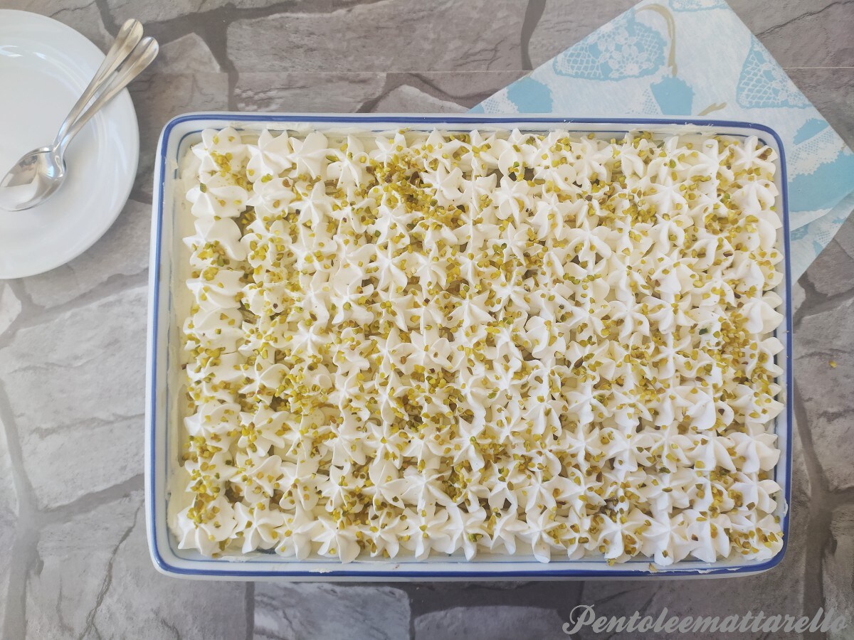 tiramisù au pistache