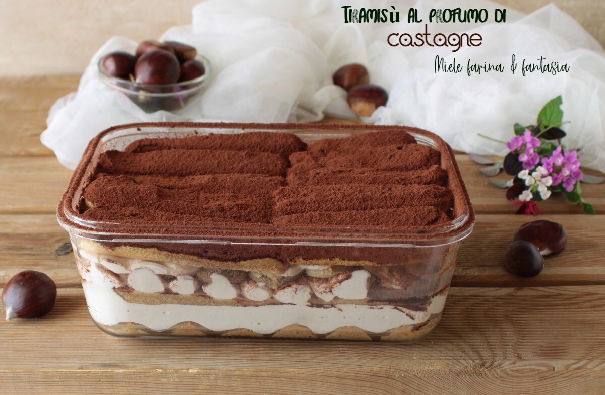 Tiramisù à la crème de marrons