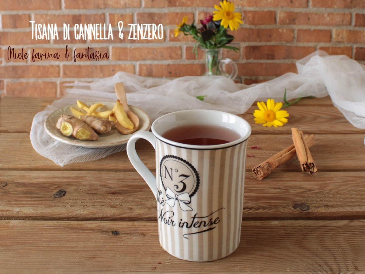Infusion de gingembre et de cannelle