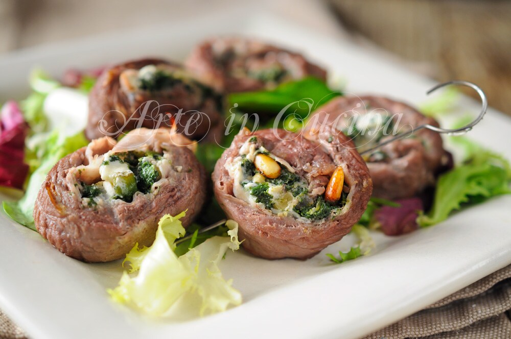 Tourbillons de viande farcie grillés rapides