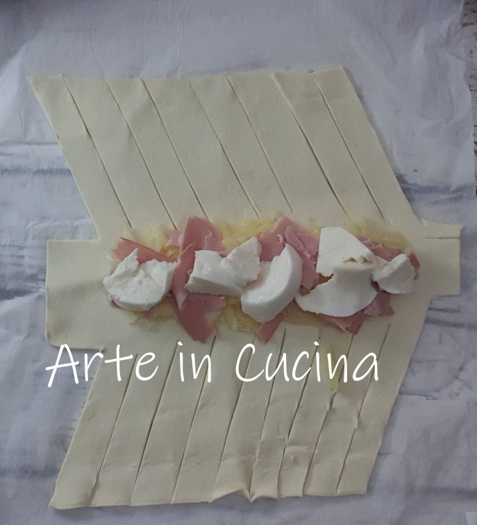 TRESSE SALÉE avec POMMES DE TERRE et MORTADELLE