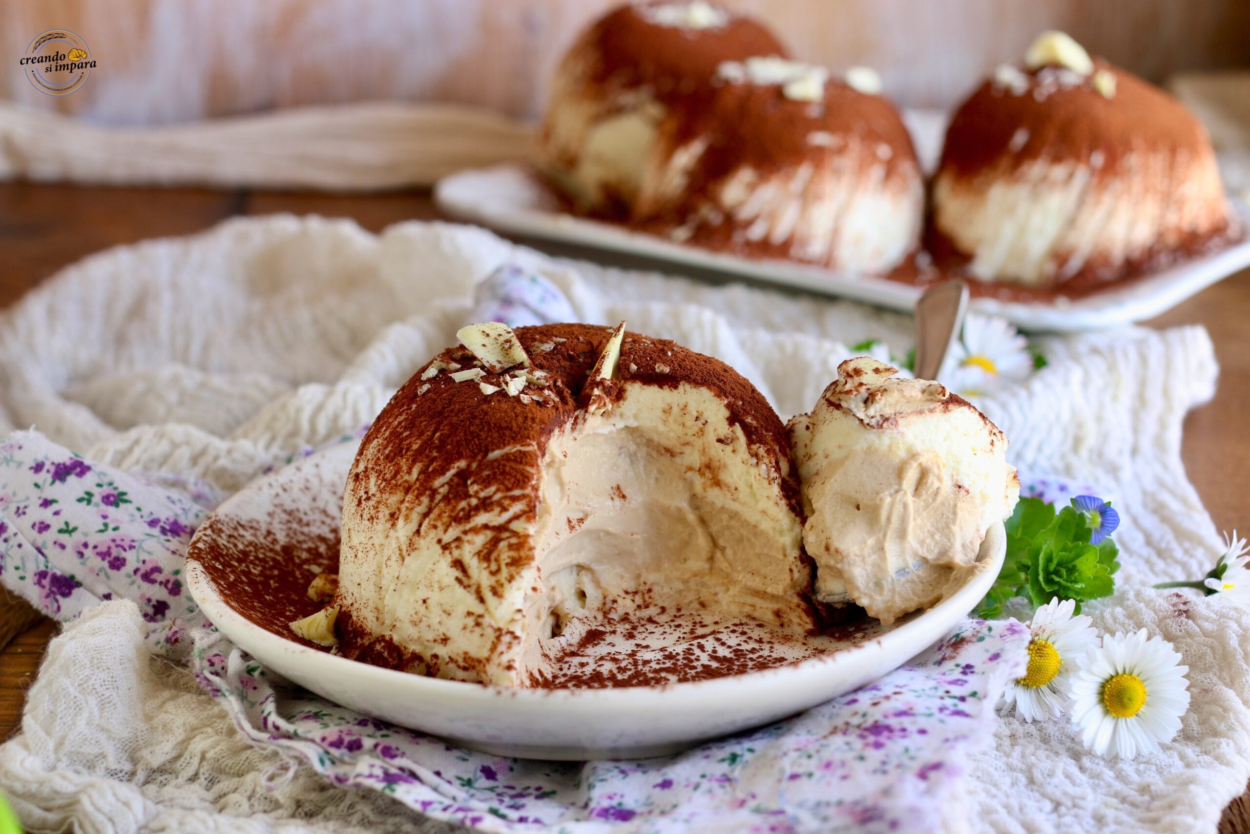 Truffes rapides chocolat blanc et café